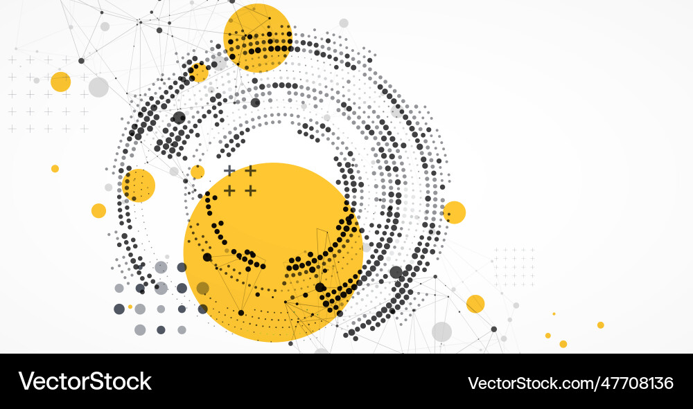 Halftone theme science abstract background Halftone theme science abstract background Vector Image