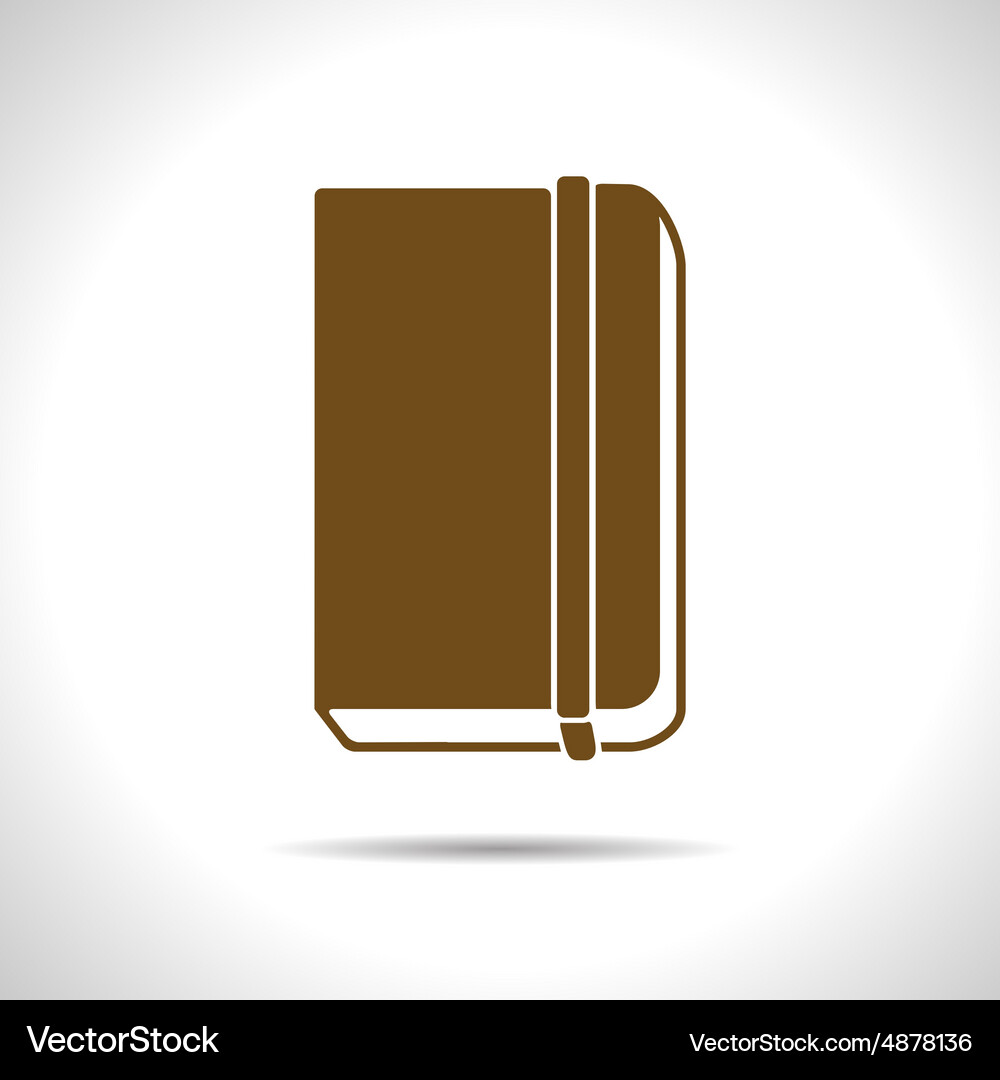 Notebook icon eps10 Vector Image
