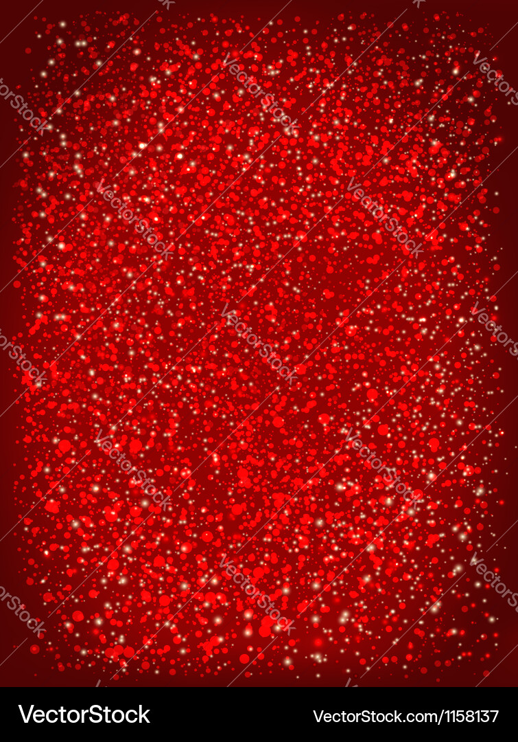Sparkling Red Abstract Background Vector Image