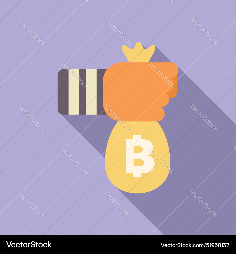 Thief stealing bitcoin cryptocurrency money bag – Royalty-Free Vector |  VectorStock