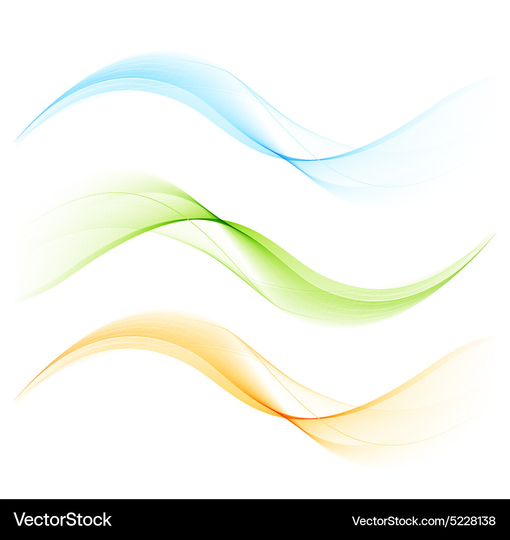 Abstract Smoke Lines Background vector image