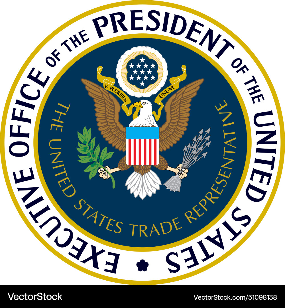 Seal of the executive office of the president of Vector Image