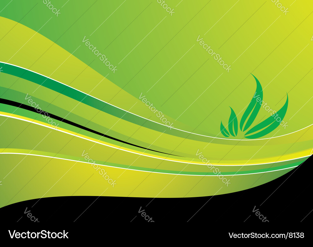 Spring Leaf Pattern vector image