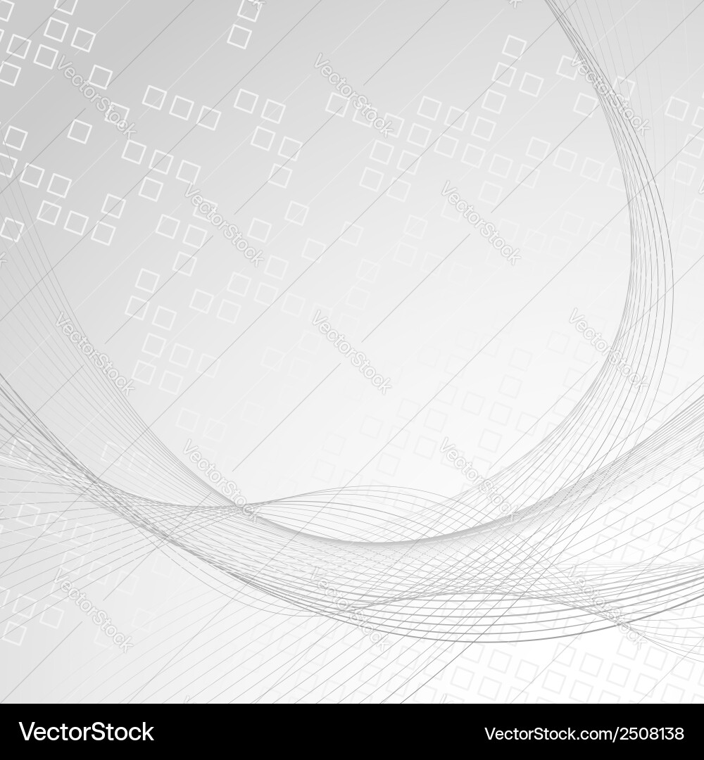 Tech Texture Background - Lines & Swirls vector image