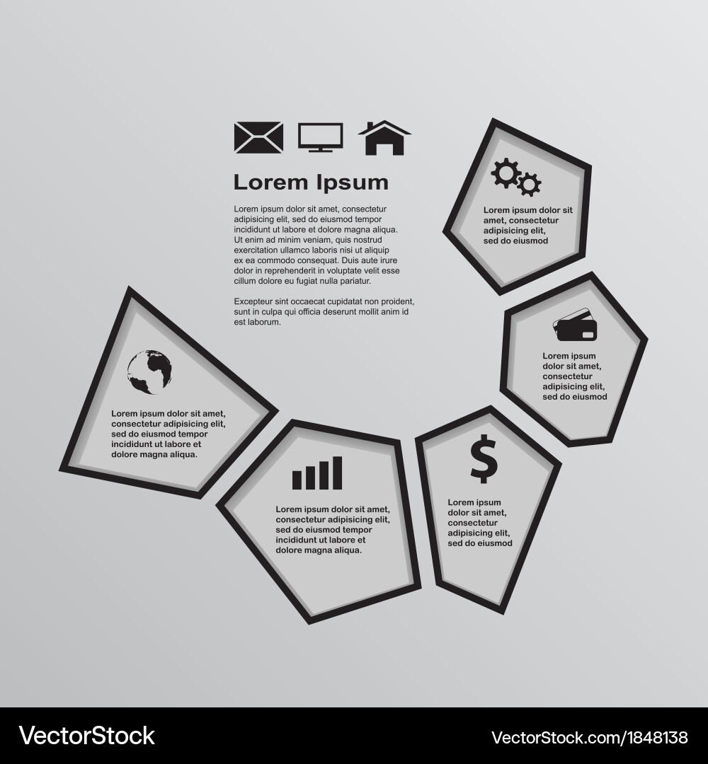 Workflow Diagram Template vector image