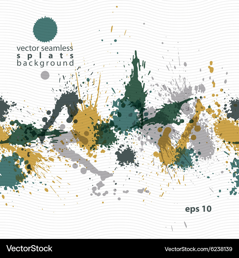 Colorful splattered web design repeat pattern art Vector Image