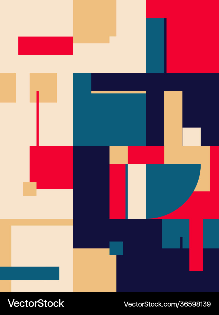 Deconstructed abstract pattern design Deconstructed abstract pattern design vector image