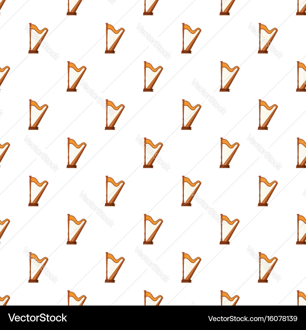 Harp pattern Vector Image