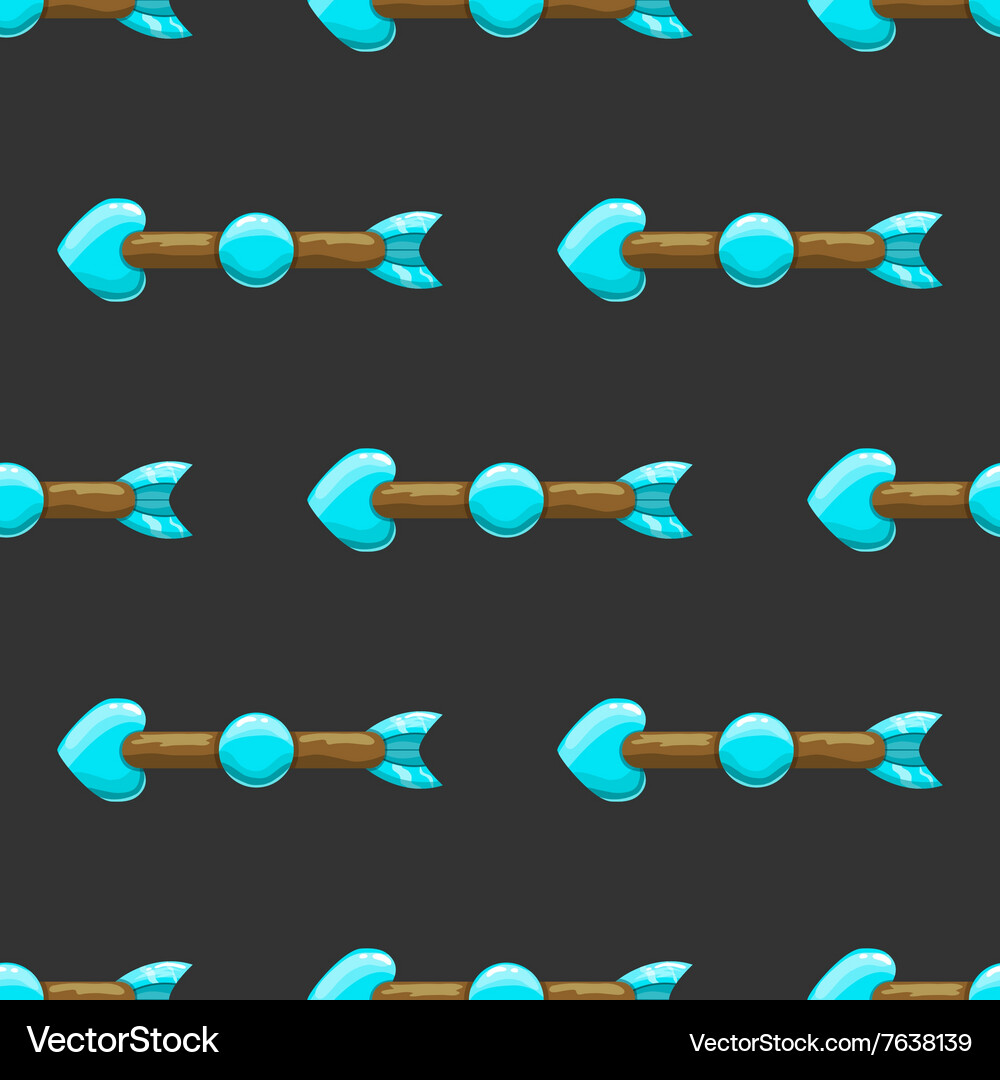Seamless pattern with arrows Vector Image