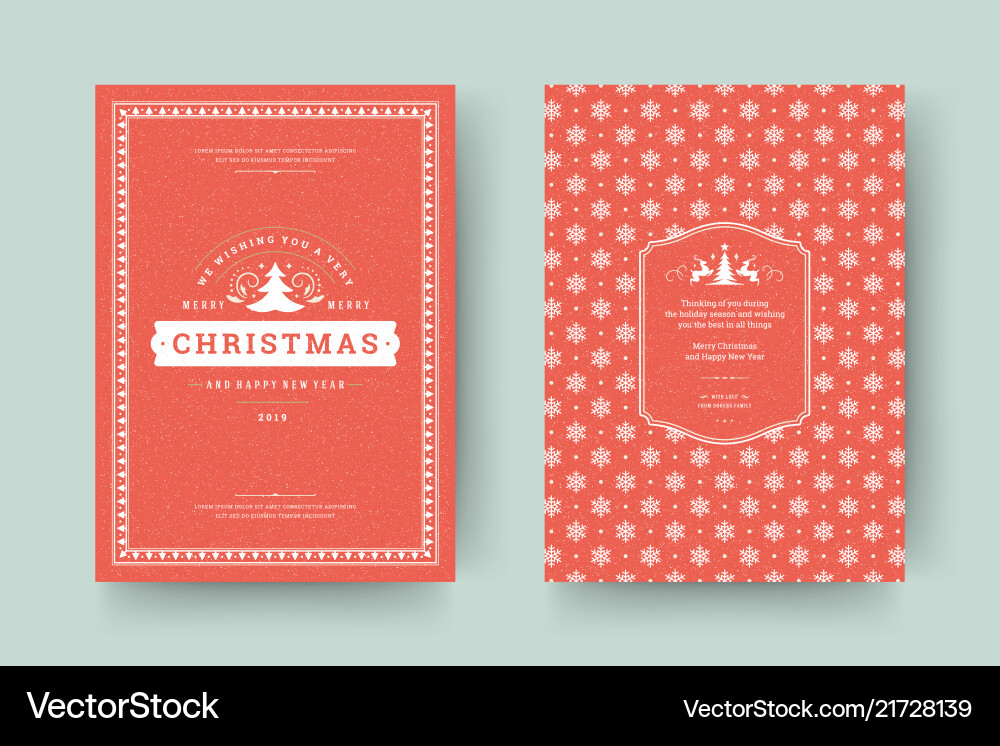 Weihnachtskarte Designvorlage Weihnachtskarte Designvorlage vektorbild