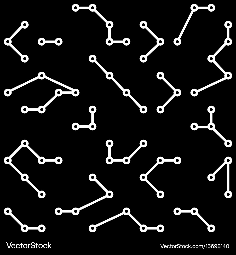 Celestial Dot Pattern vector image