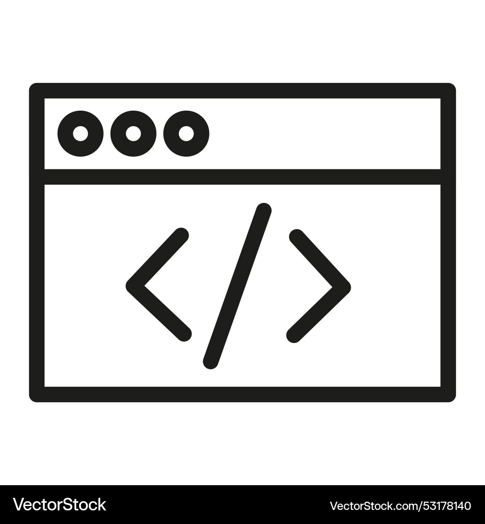 Code Fenster Symbol Stockbild Code Fenster Symbol Stockbild vektorbild
