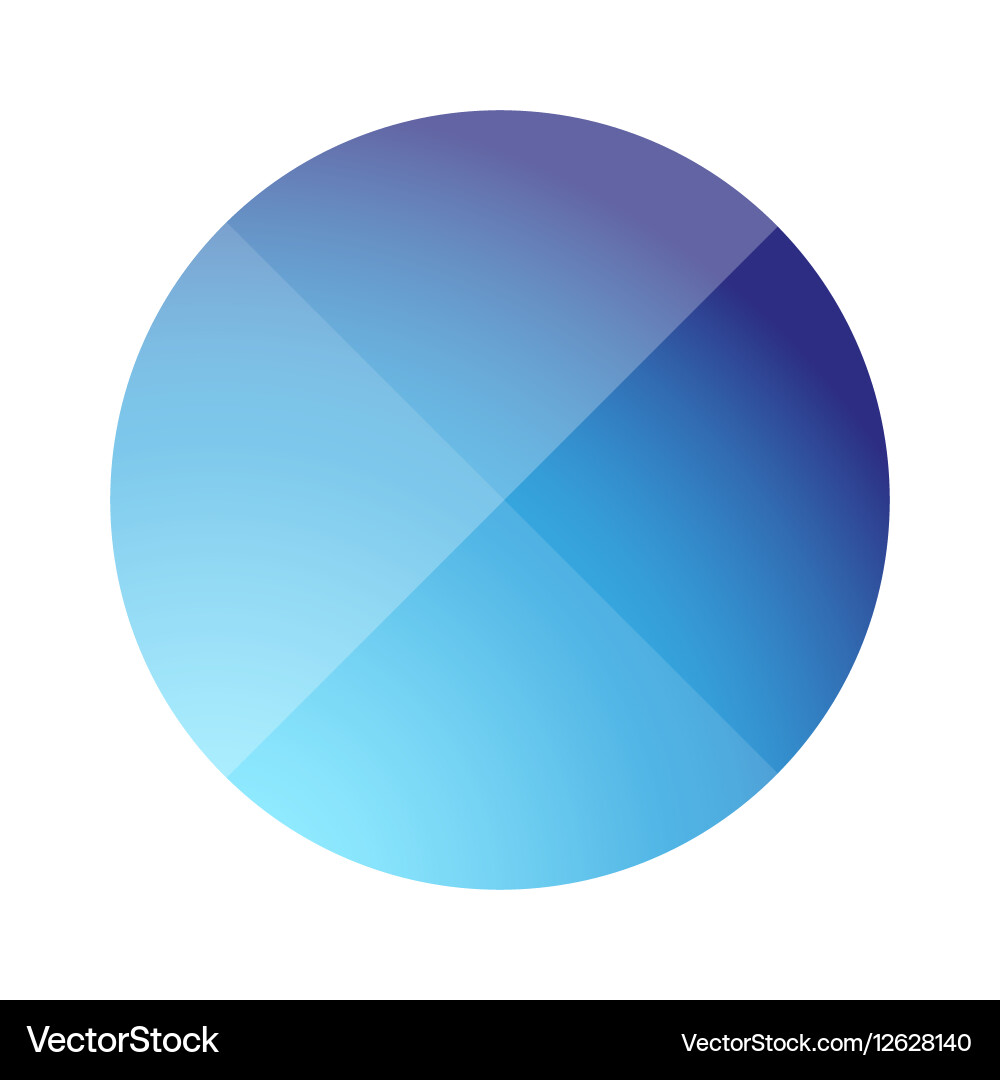 Empty button flat vector image