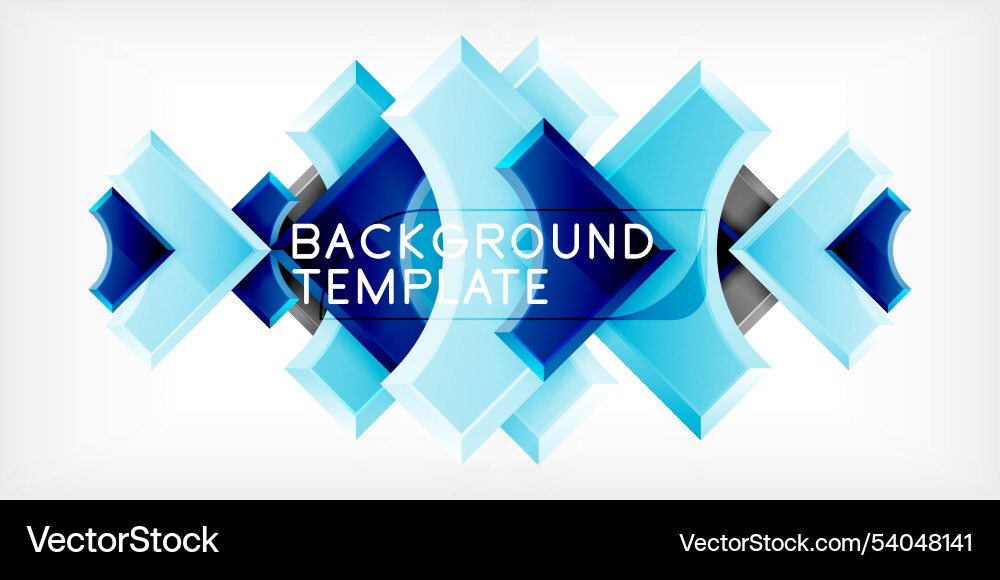 Arrow with round elements color geometric shapes Arrow with round elements color geometric shapes vector image