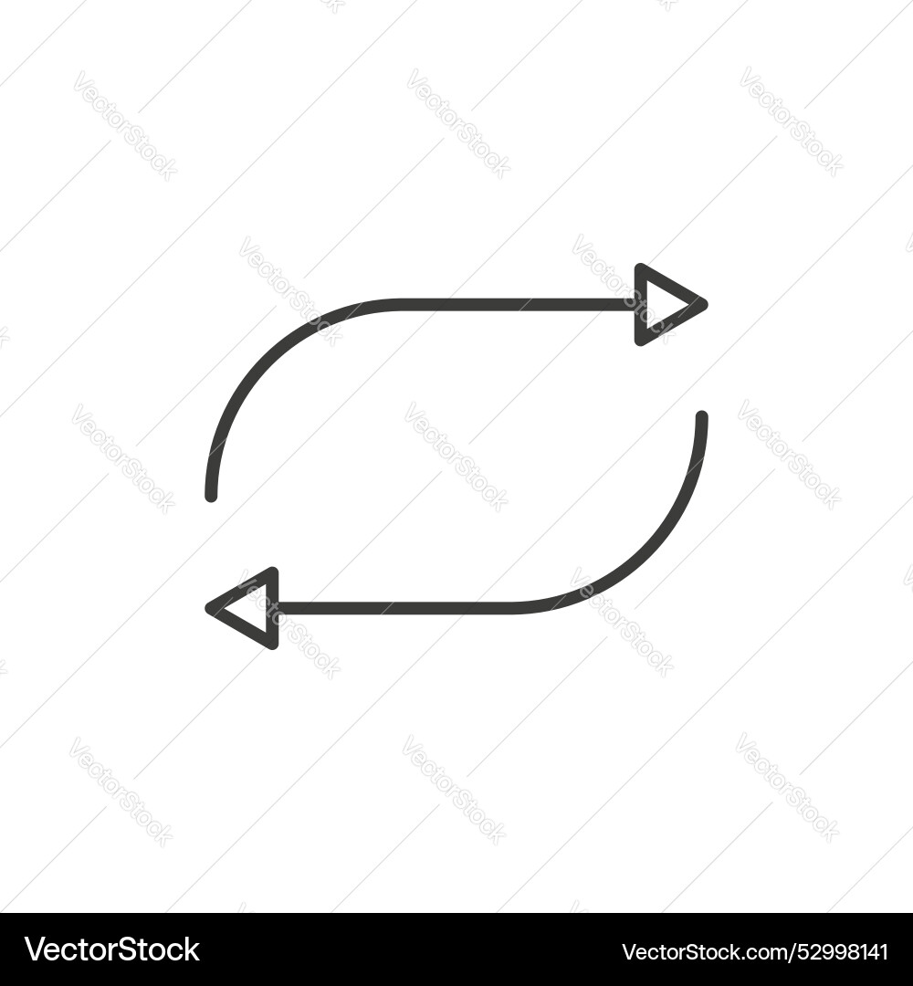Exchange icon set switch or convert symbol Vector Image