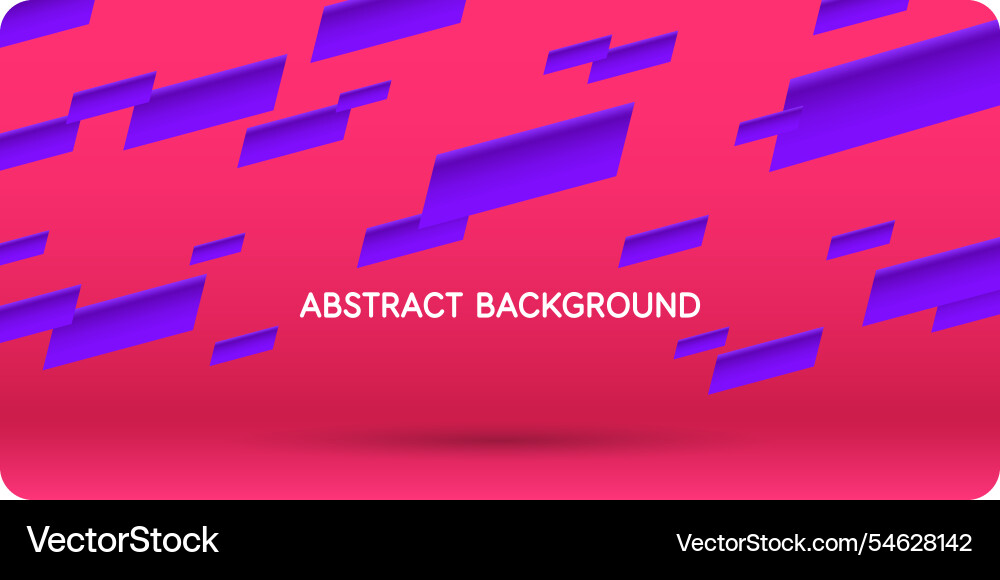 Abstract composition with dynamic and geometric vector image