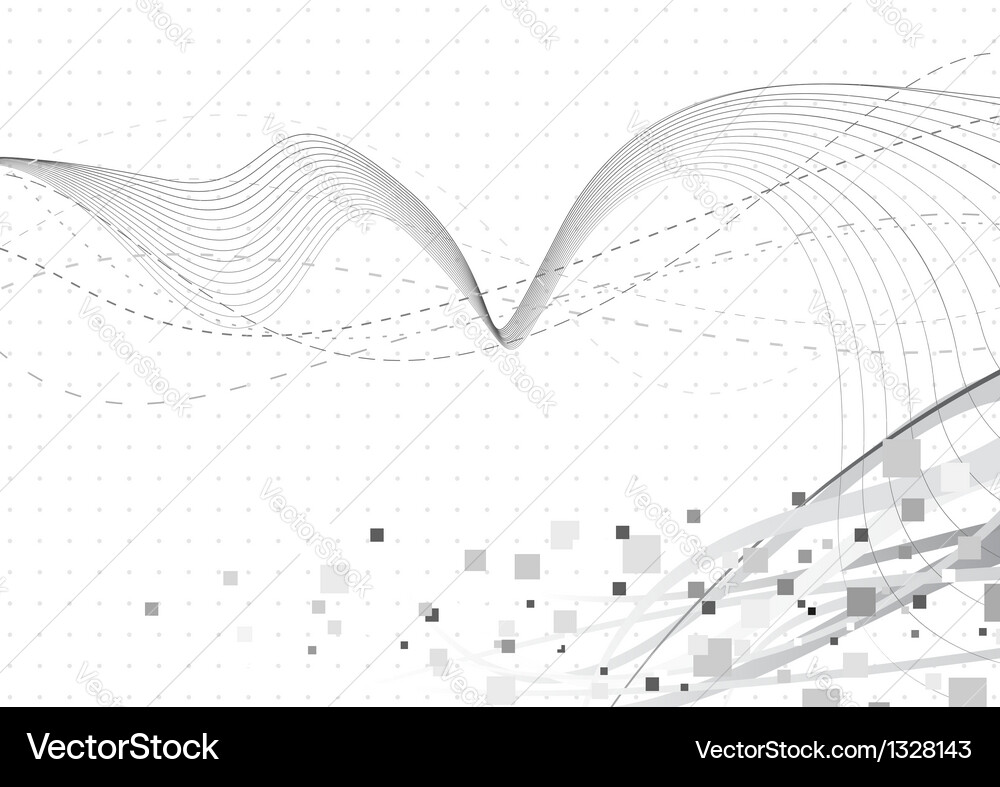 Abstract background with wave Vector Image