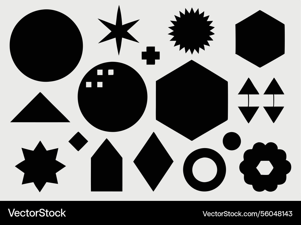 Abstract geometric shapes pattern design Abstract geometric shapes pattern design Vector Image