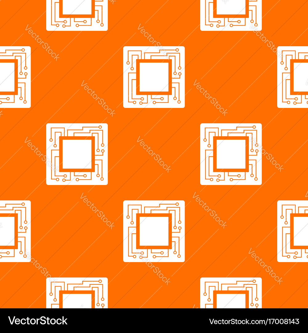 Microchip pattern seamless vector image