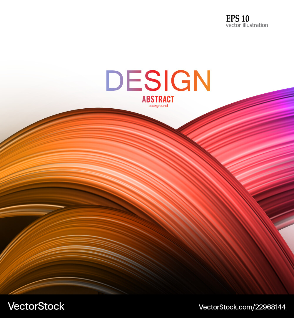 Abstract background colorful curve imag Abstract background colorful curve imag vector image