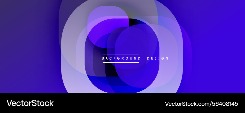 Abstract purple layers create circular design Vector Image