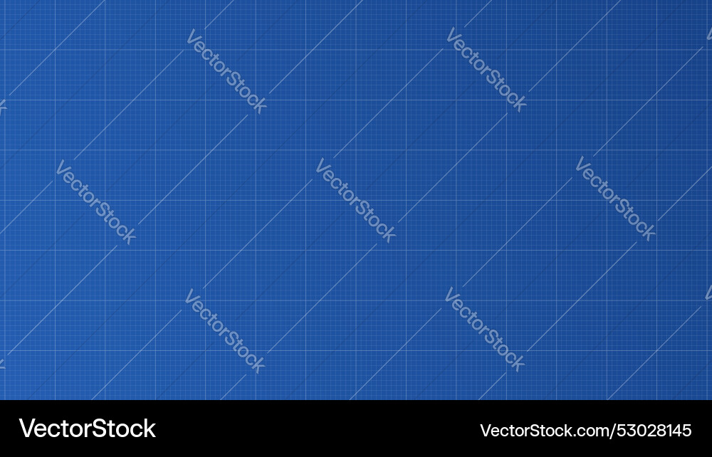 Blueprint graph paper background line grid pattern Vector Image