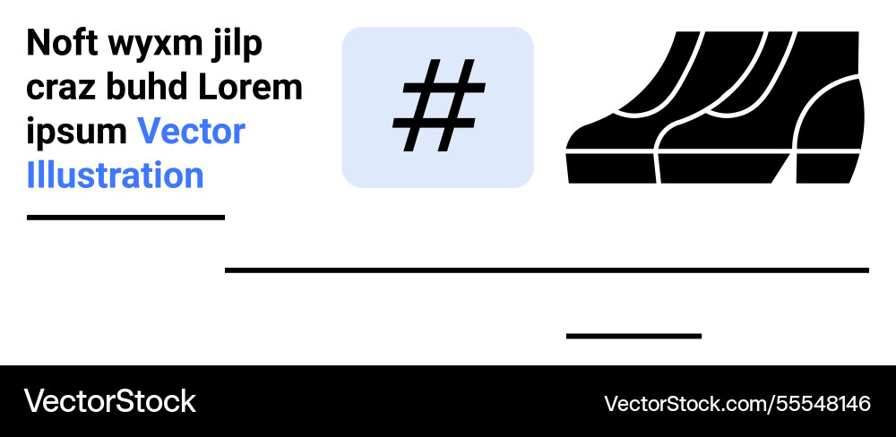 Abstract composition with metadata tag icon text Abstract composition with metadata tag icon text Vector Image