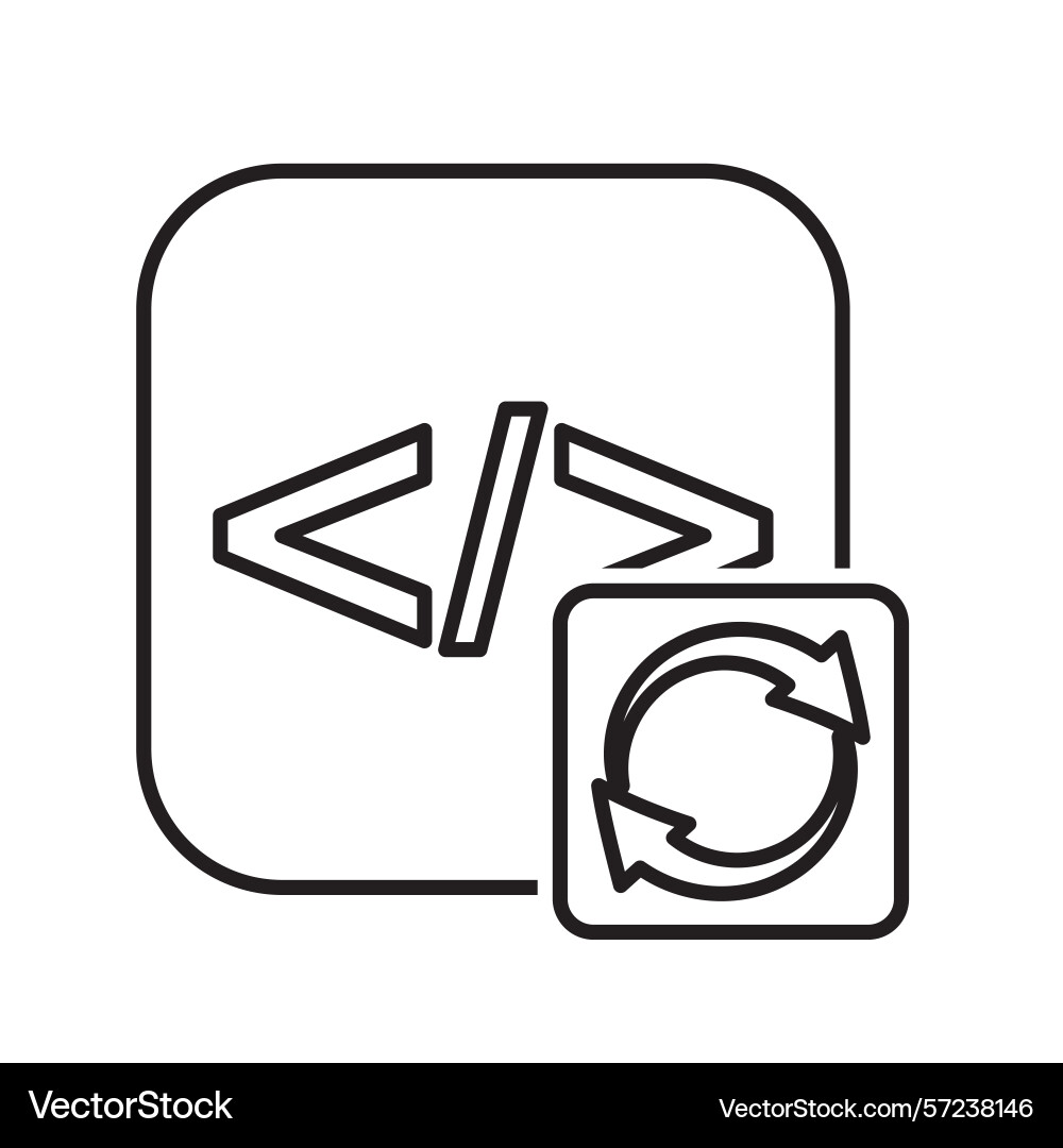 Optimization icon it infrastructure Optimization icon it infrastructure vector image