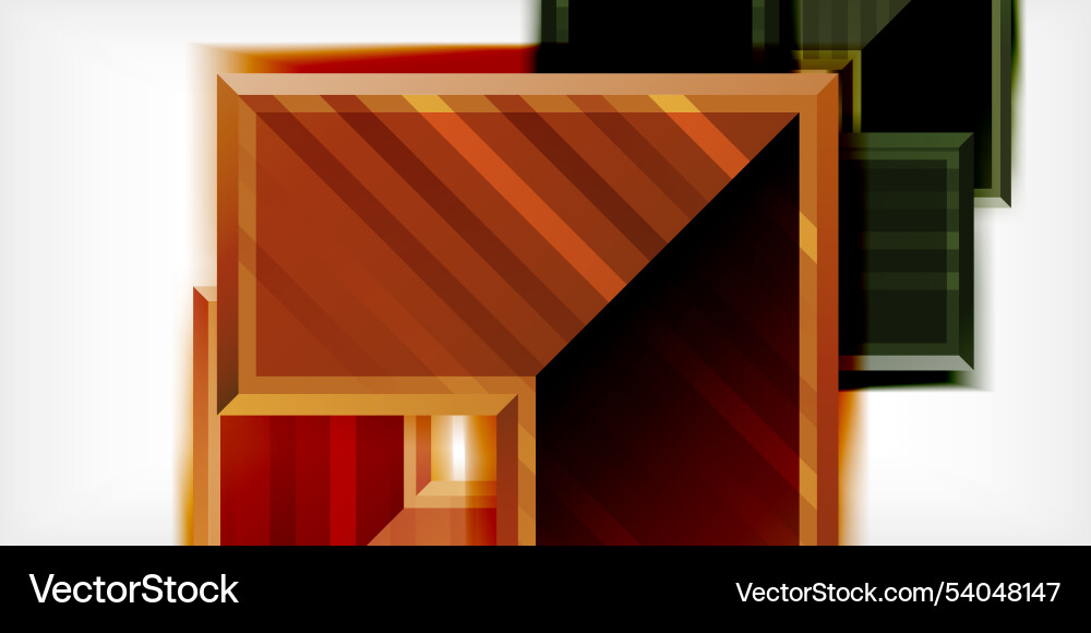Arrow symbols created with 3d effects and line Vector Image