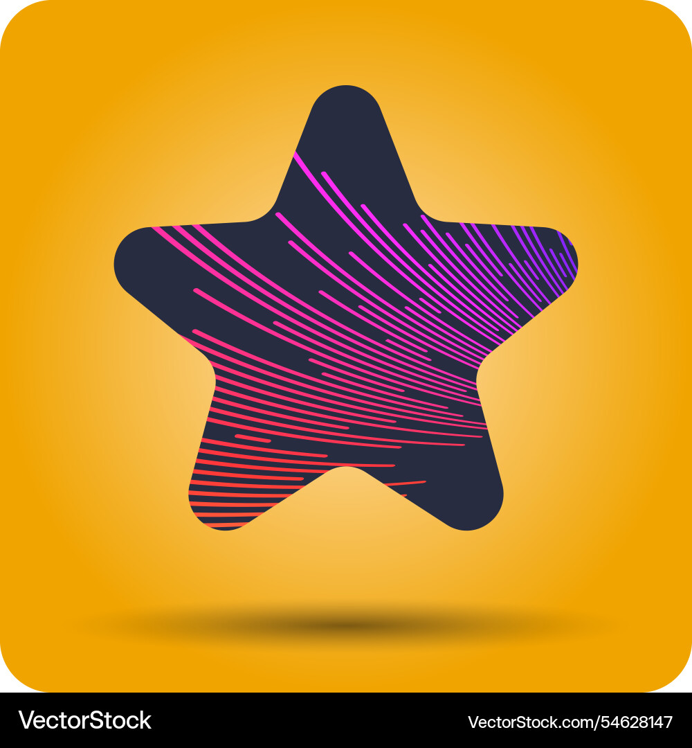 Design element with dynamic lines in flat Design element with dynamic lines in flat Vector Image