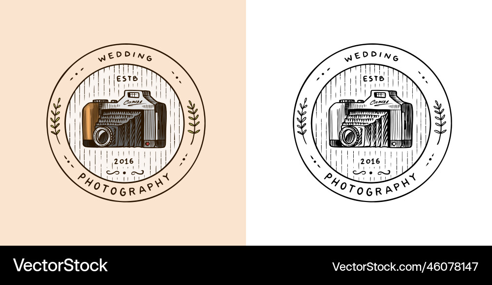 Fotokamera für den Hochzeitsfotograf Fotokamera für den Hochzeitsfotograf vektorbild