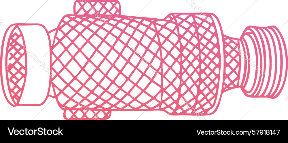 Intricate pattern camera design generative ai Vector Image