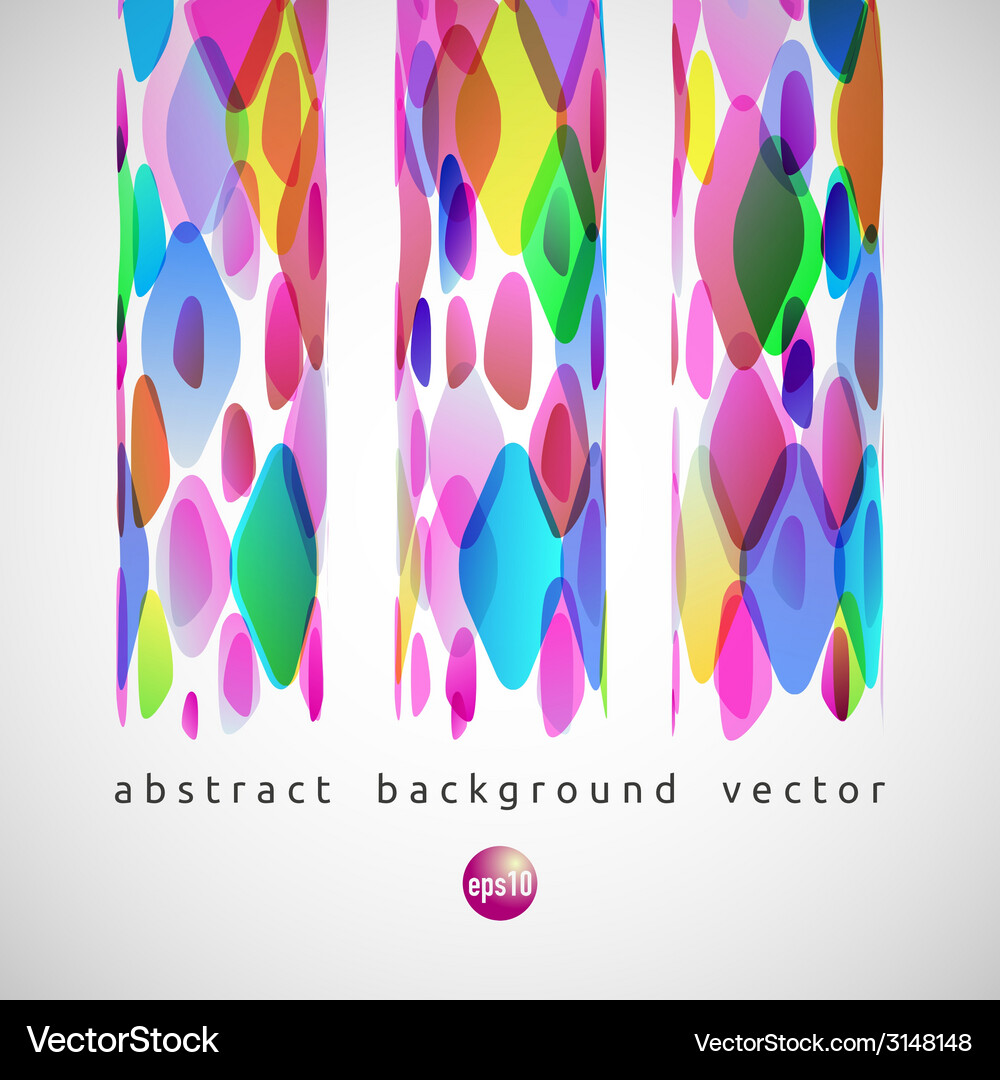 Abstract background of color diamonds Vector Image