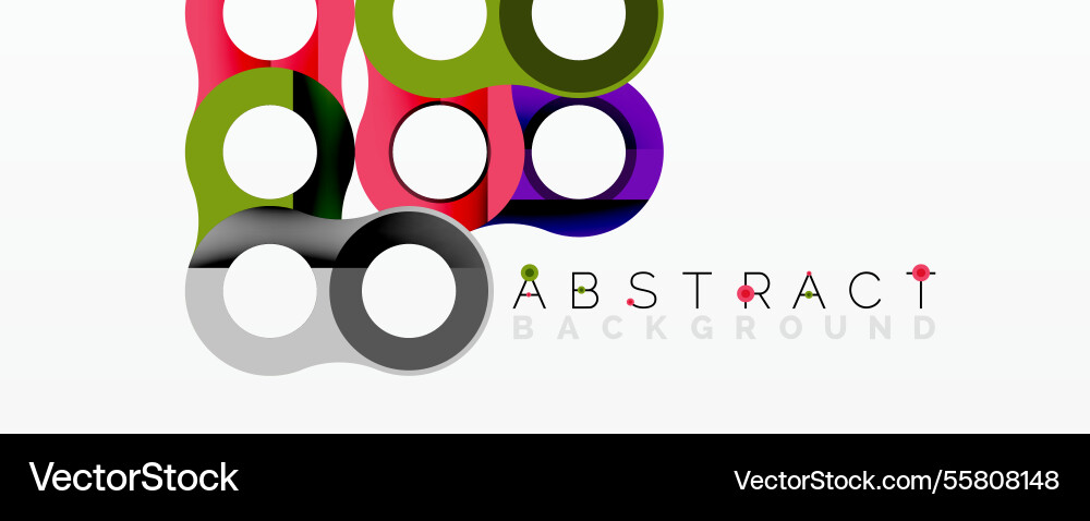 Abstract circle element composition Abstract circle element composition vector image