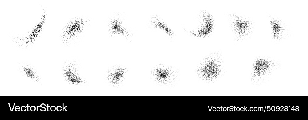 Abstract fluid noise grain gradient elements Abstract fluid noise grain gradient elements vector image