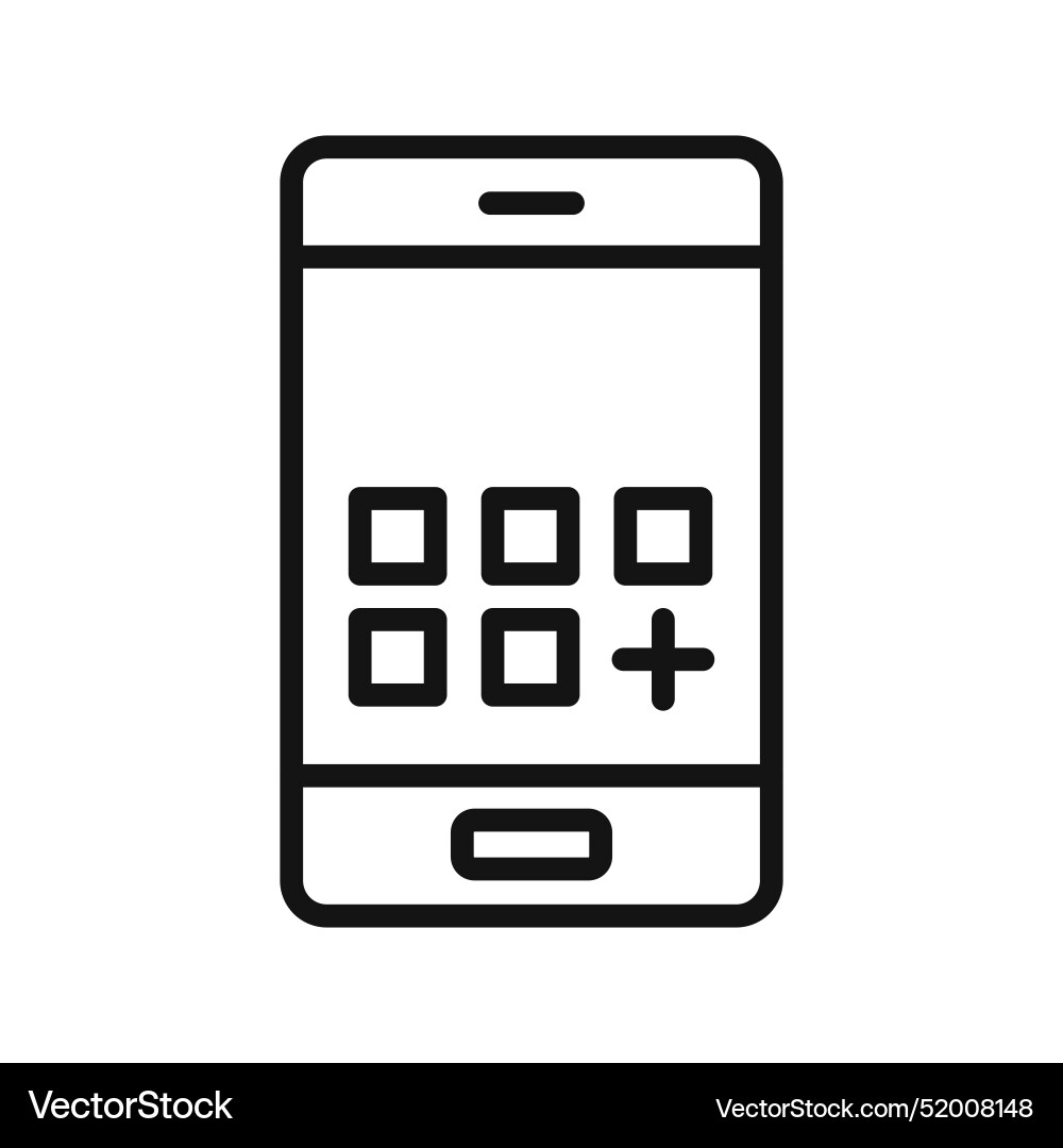 App addition icon ideal for mobile application App addition icon ideal for mobile application vector image