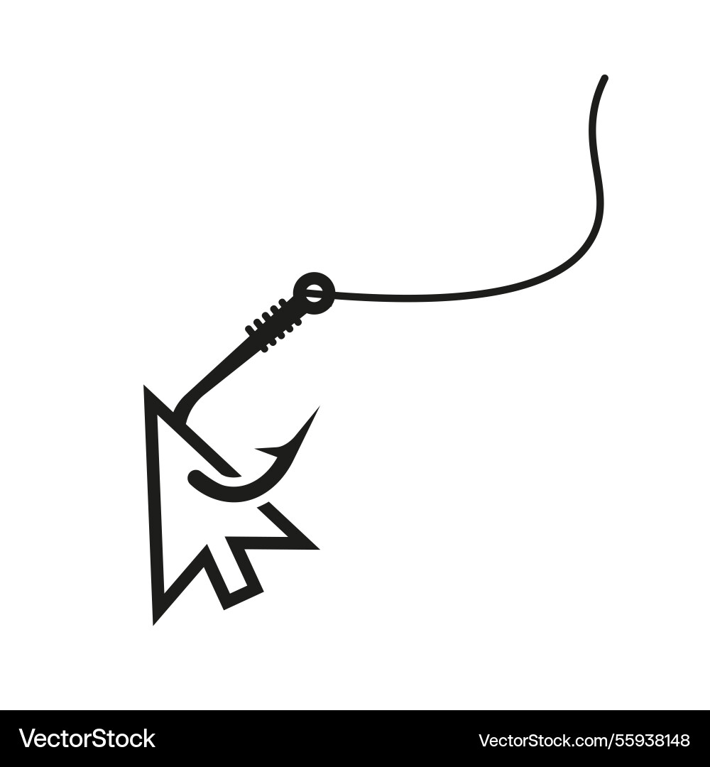 Computer Maus Pfeil-Symbol mit Cursor Vektorbild