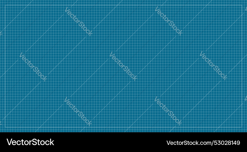 Blueprint Graph Paper Background vector image