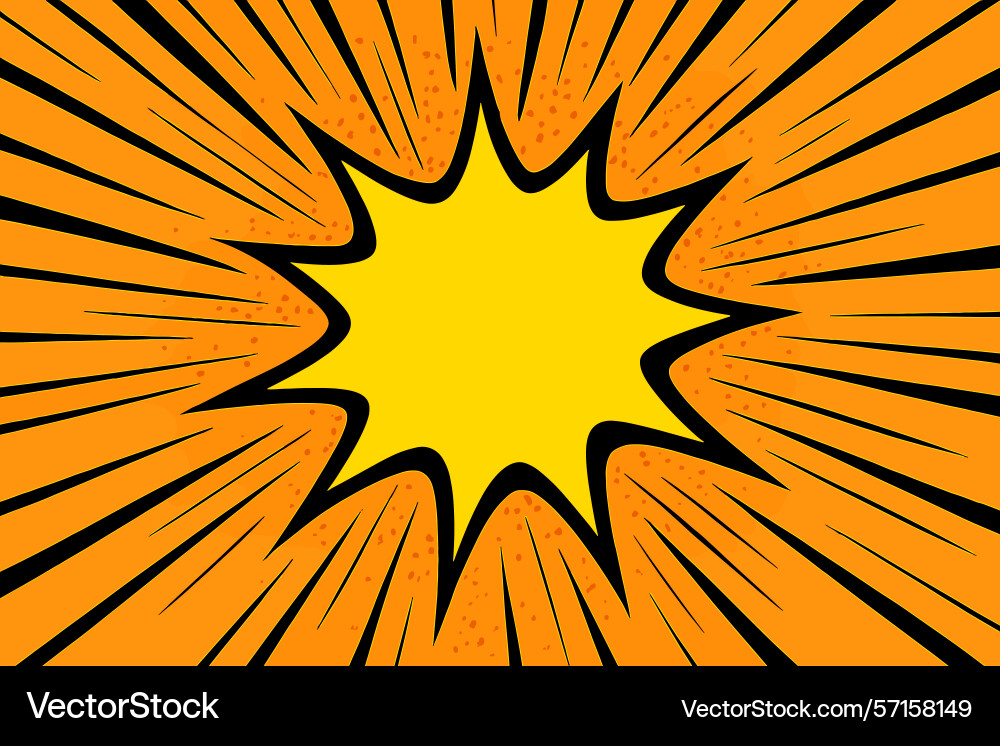 Dynamic of an explosion effect Dynamic of an explosion effect vector image