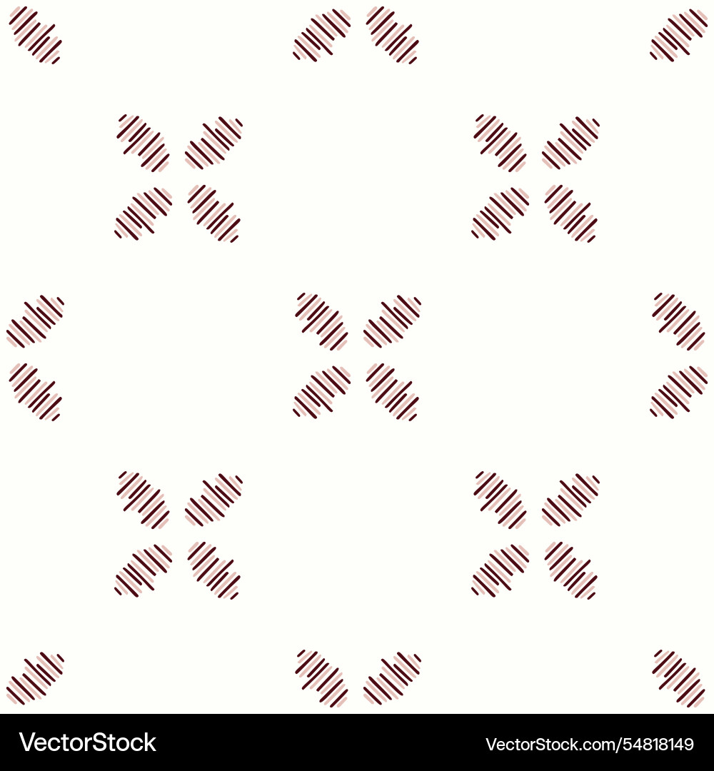Simple modern scandi shape seamless pattern Simple modern scandi shape seamless pattern vector image