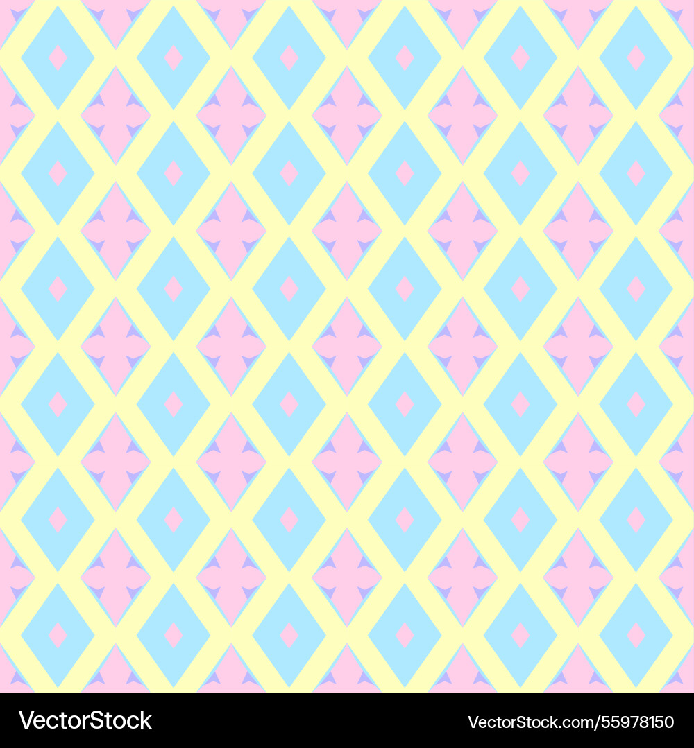 Abstract seamless pattern background in bright col vector image