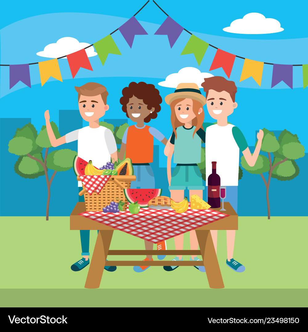You are having a picnic