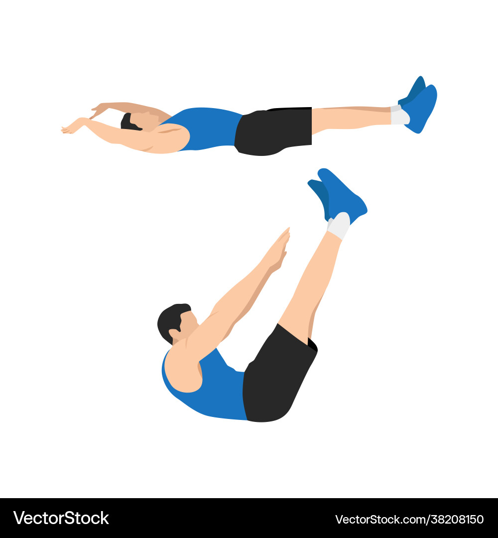 Jackknife crunches exercise sale