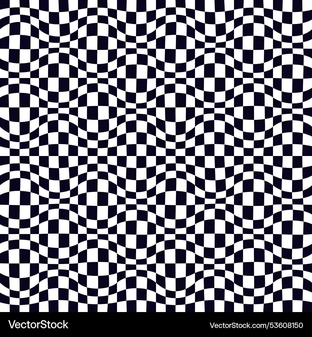 Psychedelic checkerboard pattern Psychedelic checkerboard pattern Vector Image