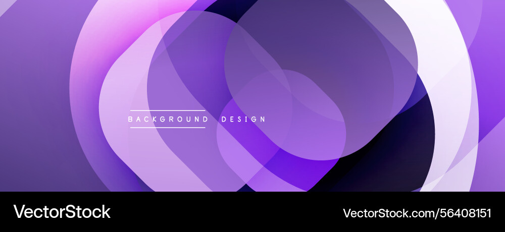 Abstract purple design overlapping circles create Abstract purple design overlapping circles create vector image