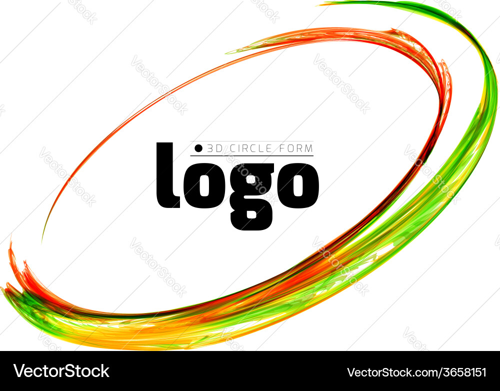 Dynamic Swirls of Color vector image