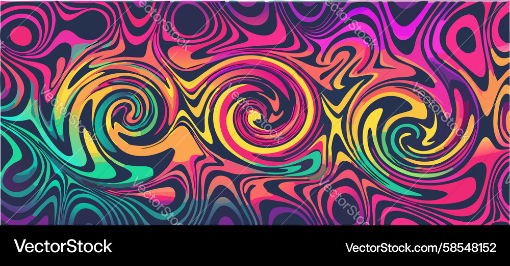 Intricate Swirls Abstract Pattern Vector Image