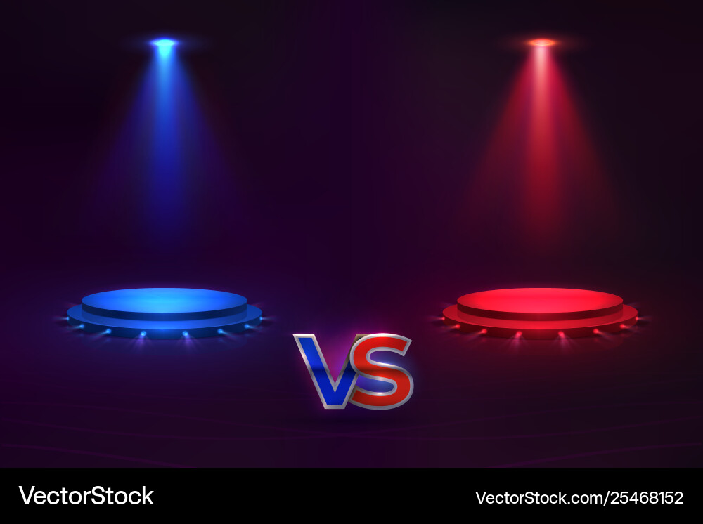 MMA Versus Hologram Vector Image