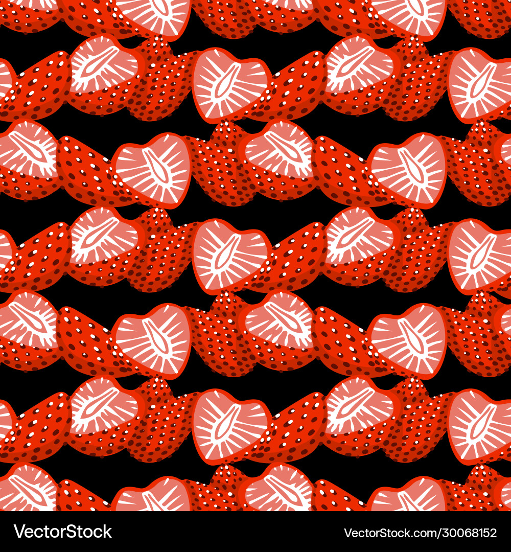 Repeated seamless pattern sliced vector image