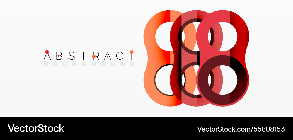 Abstract geometric pattern with interlocking Abstract geometric pattern with interlocking vector image